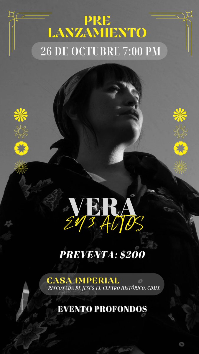 MissVeraLu's tweet photo. El jueves 26 de octubre en la CDMX, tendré el pre-showcase de mi primer disco como solista.
Será un evento profondos para seguir gestionando la producción del disco. La música independiente sobrevive gracias a la gente! Si quieres saber de qué trata esta es una gran oportunidad:) https://t.co/Gyh6kKgFUI