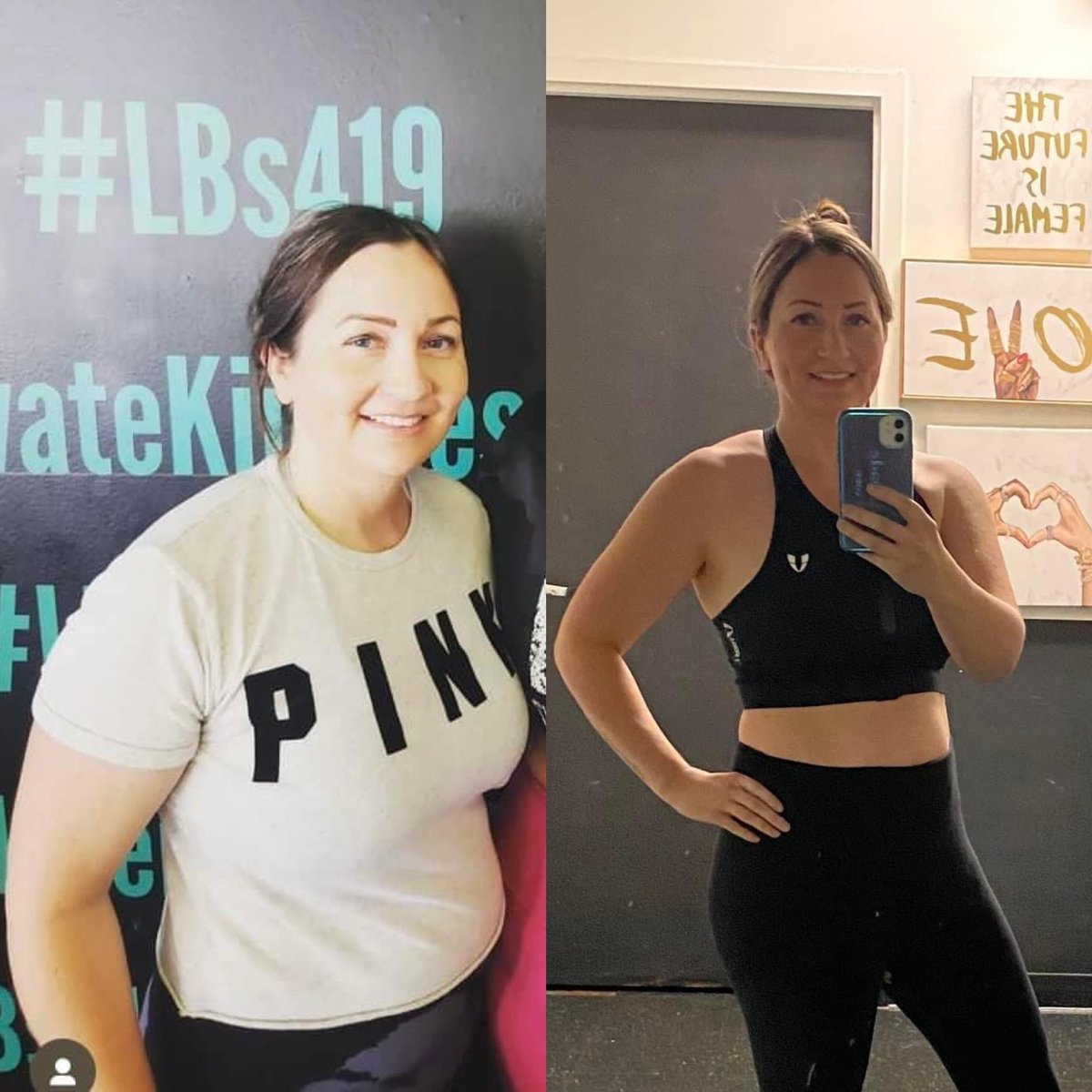 LBsGym419's tweet photo. Down about 20lbs since May! First picture was back in May of this year and second was after I completed two @LBsGym419 challenges! Very happy with the progress I’ve made and looking forward to more! All you need is consistency and to keep showing up! #LBsHolidaySlay #DDT #LBs419 https://t.co/cPpBPTLEGd