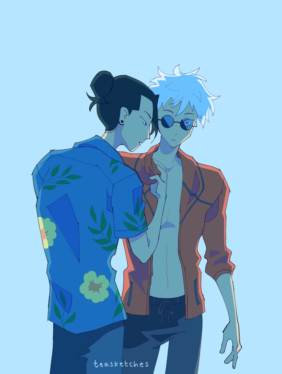 missing summer 🌊#jjk #satosugu