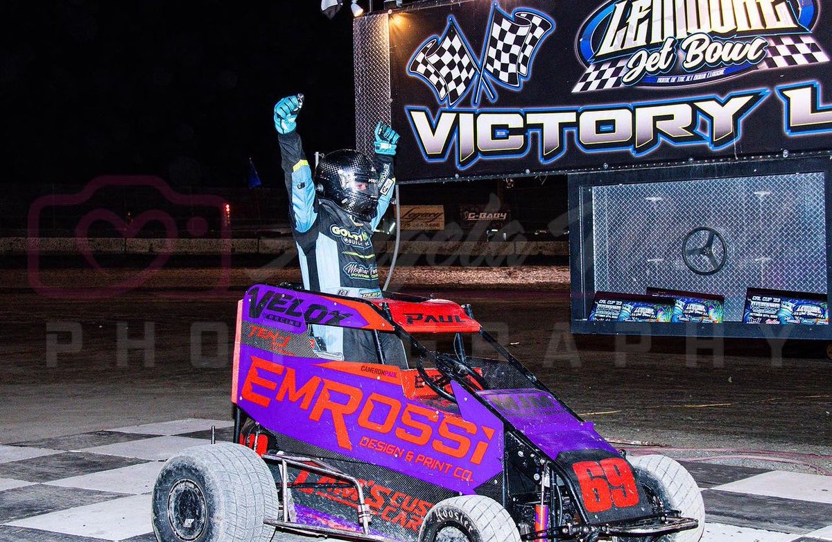 CDebemRacing's tweet photo. Grabbed the win last night 🏆! 

Rolling off from 14th in the feature event last night to end Cal Cup! You’ll be able to watch it live tonight on @fastfourmedia.

📸: Angela Ward Photography https://t.co/mxWrQGHGDB