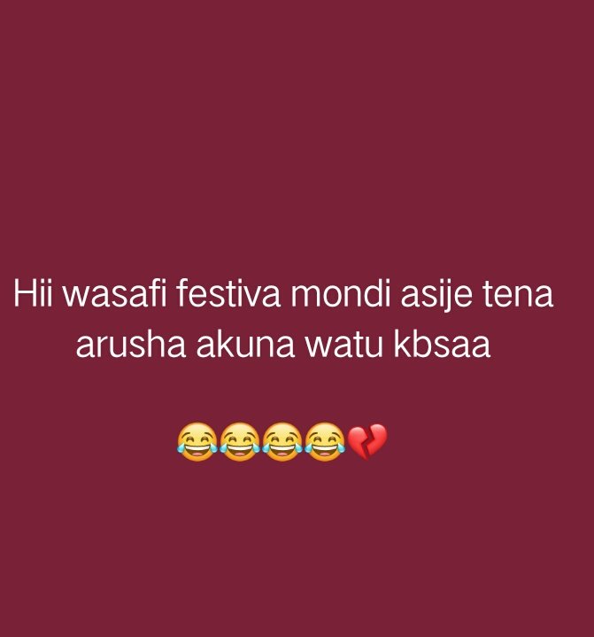 BenBlack02's tweet photo. #wasafifestival aibu kubwa sanaaa hii Ata ako ka ukumbi cha harusi mmeshindwa jaza https://t.co/SlwNCrMm4o