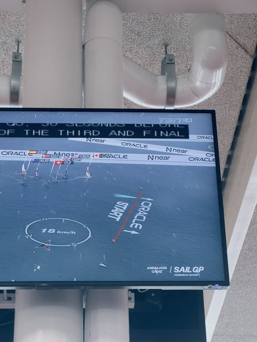 In the gym on a Saturday morning and saw <a href="/SailGP/">SailGP</a> race sailing into the future of blockchain - <a href="/NEARProtocol/">NEAR Protocol</a>