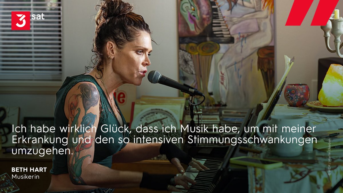 3sat's tweet photo. Für @BethHart existiert keine Trennung zwischen Kunst und Leben. Im Gegenteil: Das eine kann es ohne das andere nicht geben. Die Ausnahmekünstlerin nutzt die Musik, um gegen die Geister der Vergangenheit anzutreten. https://t.co/oLazuW0qdn
#Konzert #MusikIn3sat #Mediathek https://t.co/C41HkdHSdP