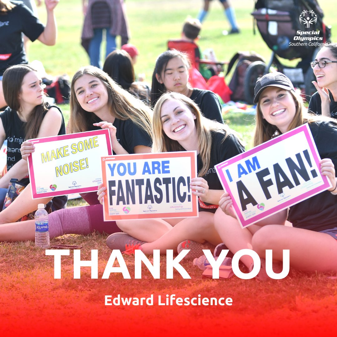 SOSoCal's tweet photo. #SaturdayShoutout π: Heartfelt thanks to our steadfast year-round partner, Edward Lifesciences. Your unwavering support amplifies our mission's impact and creates a brighter future for our Special Olympics athletes.
#WeAreSOSC #Shoutout #YearRoundPartner https://t.co/kMUmFiRXvf