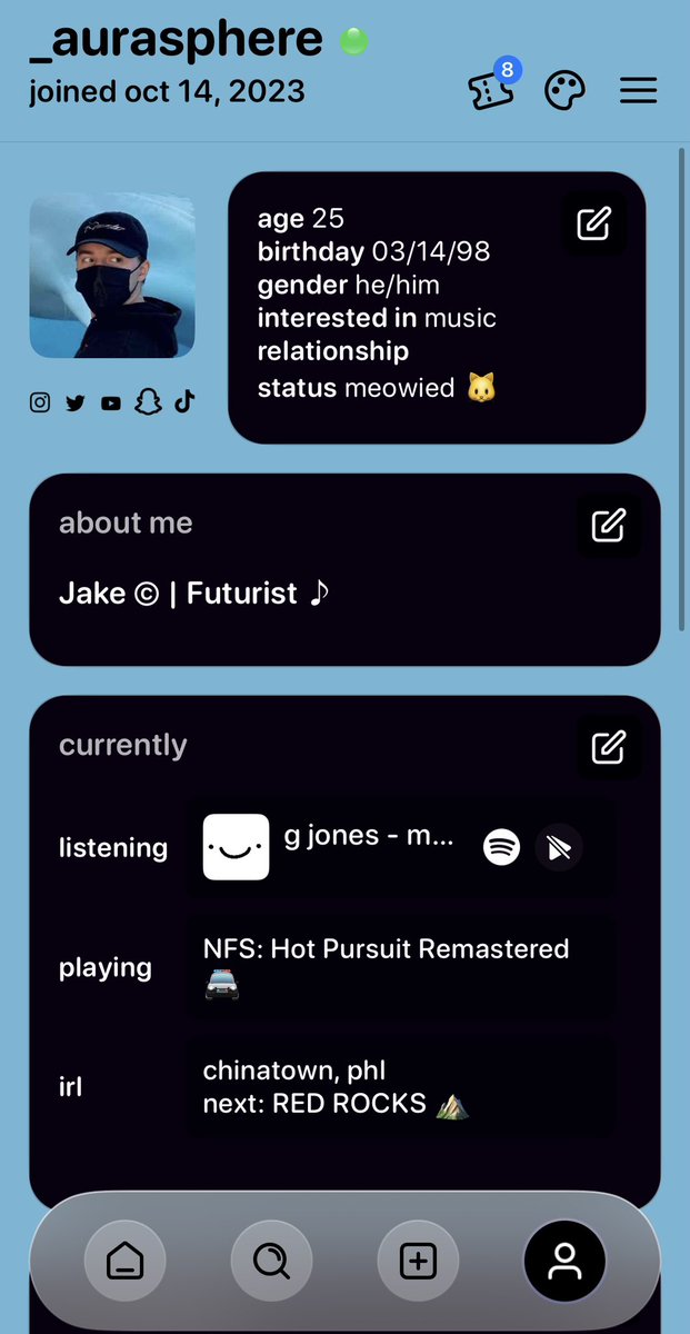 _aurasphere's tweet image. add me on #nospace