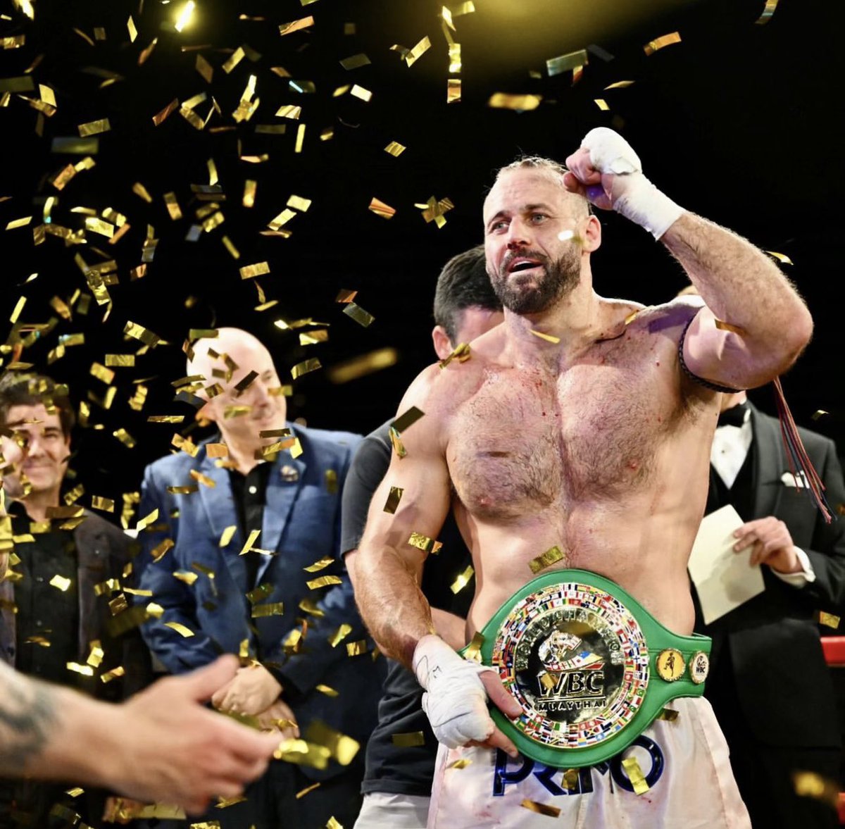 WBCMuaythai's tweet photo. And The New 🌎🏆

Australia is tonight celebrating crowning a new world champion after Alex Roberts captured the coveted WBC MuayThai heavyweight world title via a unanimous points victory over long-reigning champion Lyndon Knowles on the MTGP Australia event in Perth. https://t.co/kwz2kKBWOm