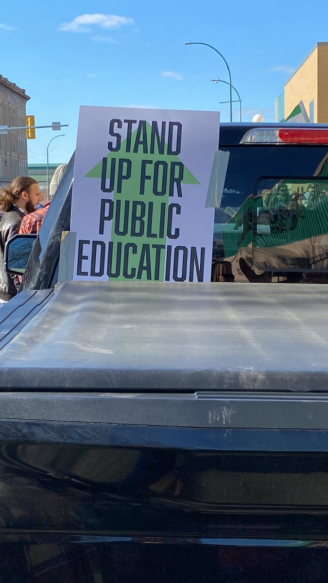 Karlasilb's tweet photo. Rally for public education. https://t.co/biHbpTD5kR