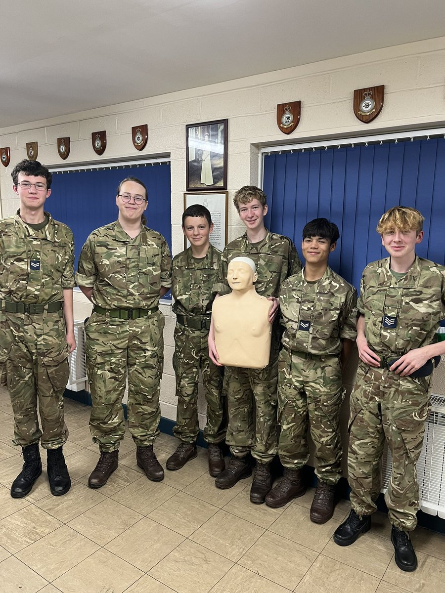 72,000+ chest compressions later we are done! Well done to all the cadets who took part in our 12 hour CPR-athon!