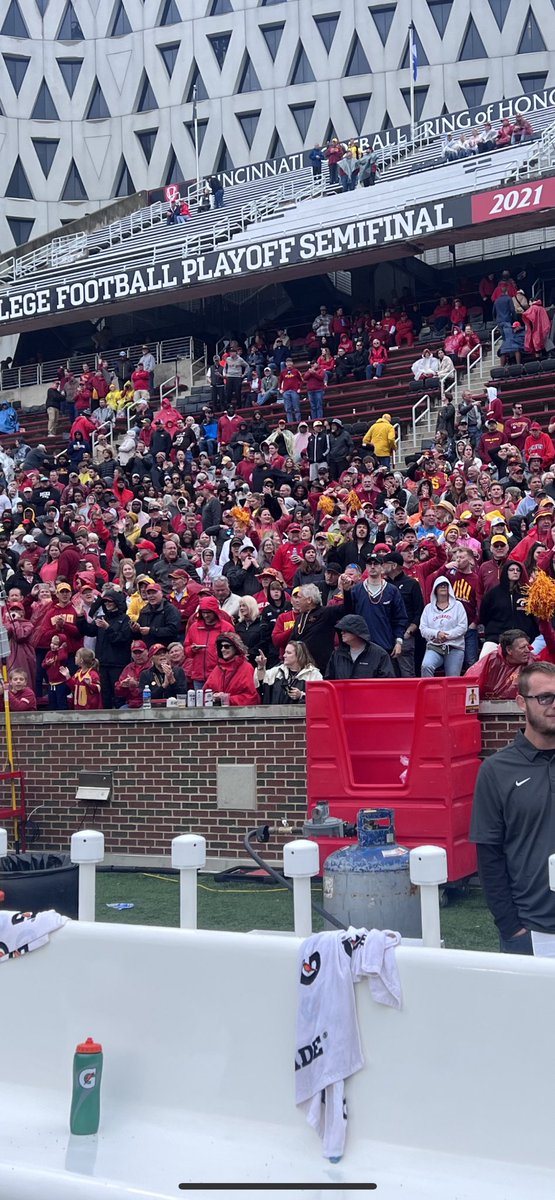 Cyclone fans have been awesome in Cinci today.