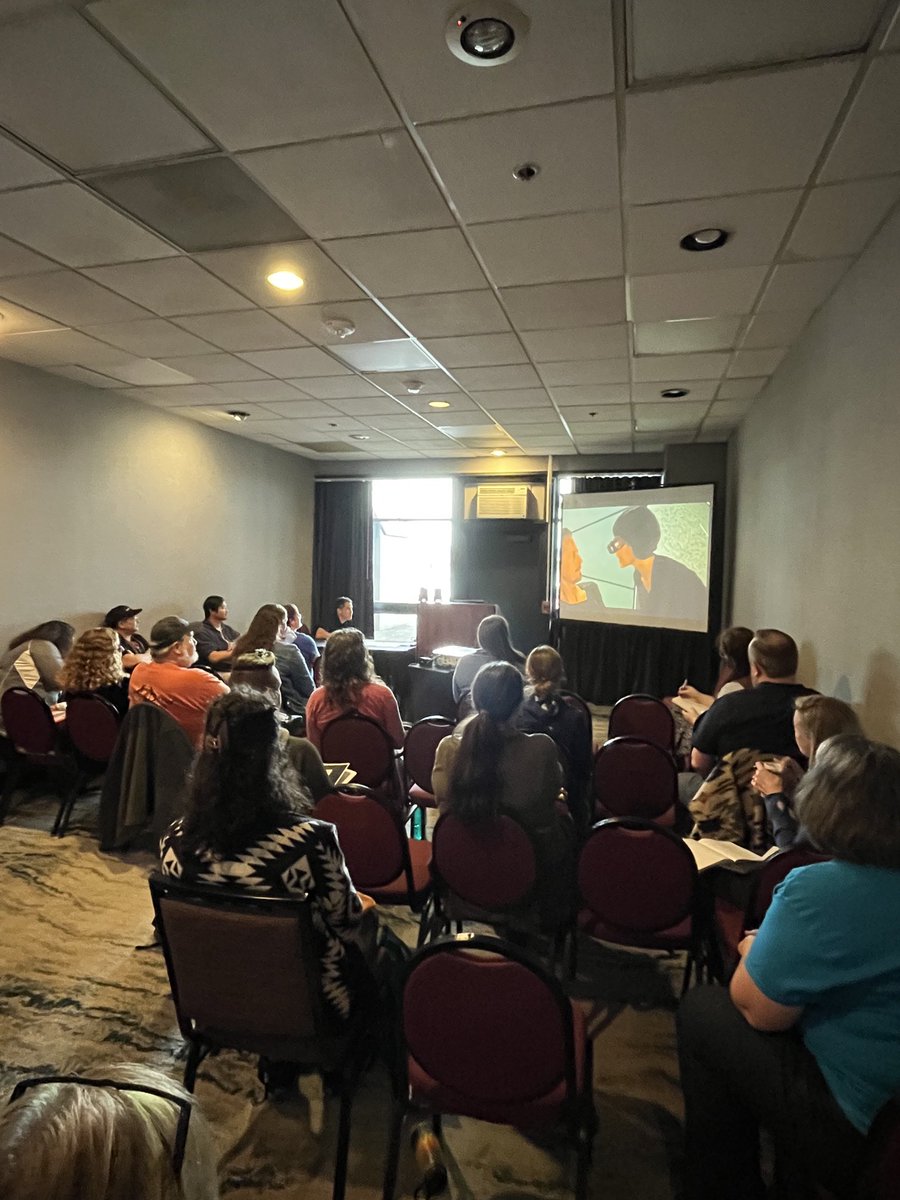 Packed room for A Culture of Conversation at #NWMC23 ⁦<a href="/MidSchoolMath/">MidSchoolMath</a>⁩