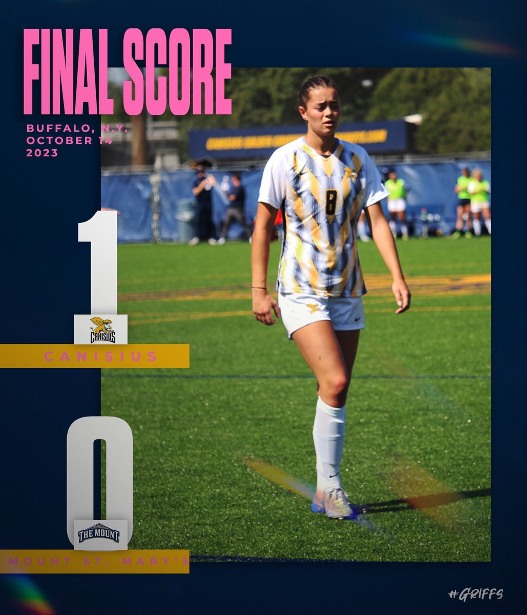 CanisiusWSOC's tweet photo. GOLDEN GRIFFINS WIN!!!!
#Griffs https://t.co/4e9hwSUIhP