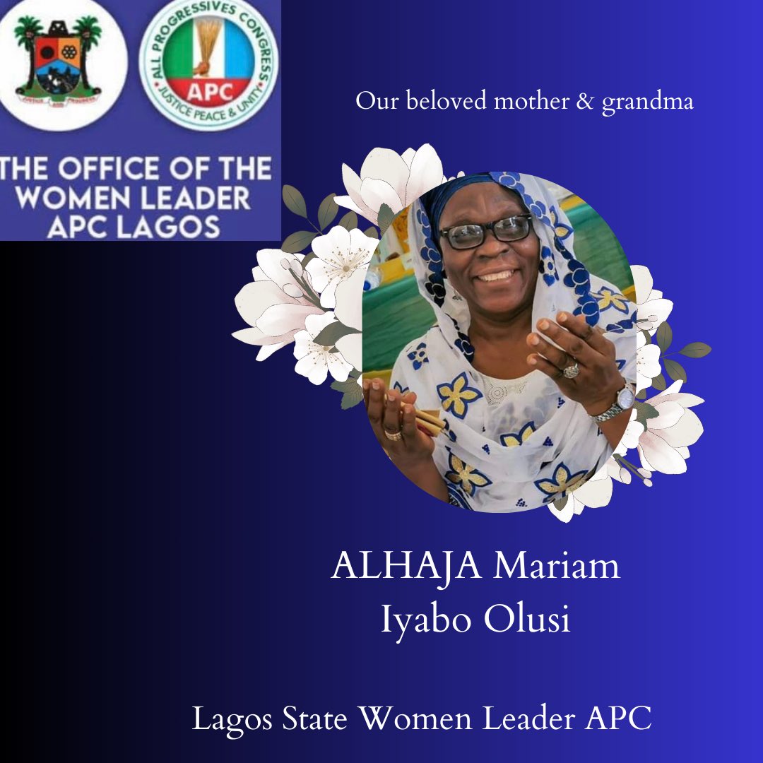 Office of the WomenLeader Lagos State APC (@Wmleader_lagos) / Posts / X