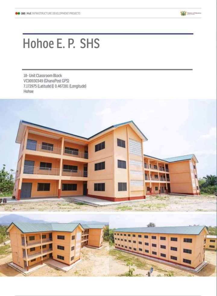 NanaKwame_off's tweet photo. 🏫🇬🇭: Educational Infrastructure

Hohoe E.P SHS

18-Unit Classroom Block - Completed

#GovtInfrastructure https://t.co/cD0DQYOhao