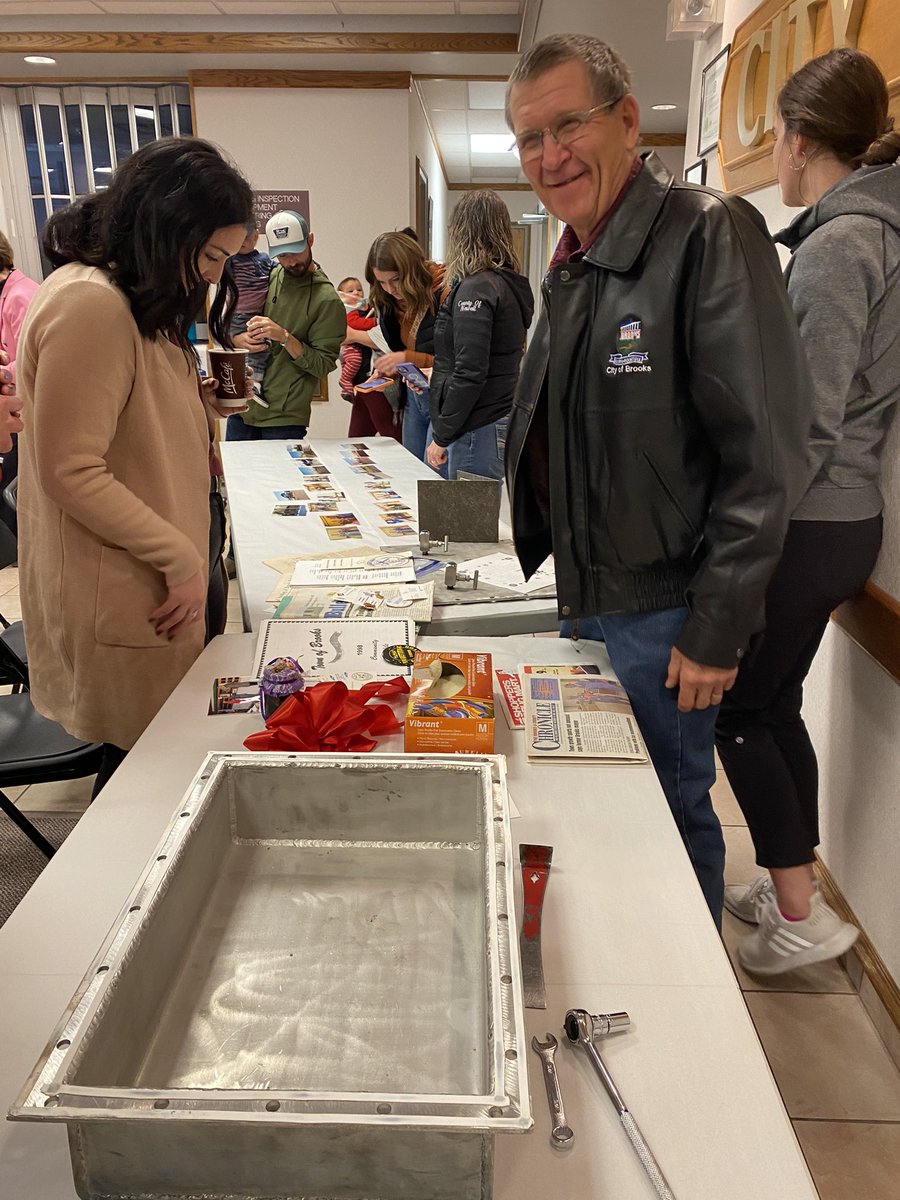 John Petrie (@jopebrooks) on Twitter photo A 25 year old Time Capsule was opened at City of Brooks. Many interesting items and articles. Some things are so different, some issues still the same. Former Mayor Bob Breakell on hand to help open it up. <a href="/CityofBrooks/">City of Brooks</a> <a href="/Brooks_Region/">Brooks Newell Region</a> A 25 year old Time Capsule was opened at City of Brooks. Many interesting items and articles. Some things are so different, some issues still the same. Former Mayor Bob Breakell on hand to help open it up. <a href="/CityofBrooks/">City of Brooks</a> <a href="/Brooks_Region/">Brooks Newell Region</a>