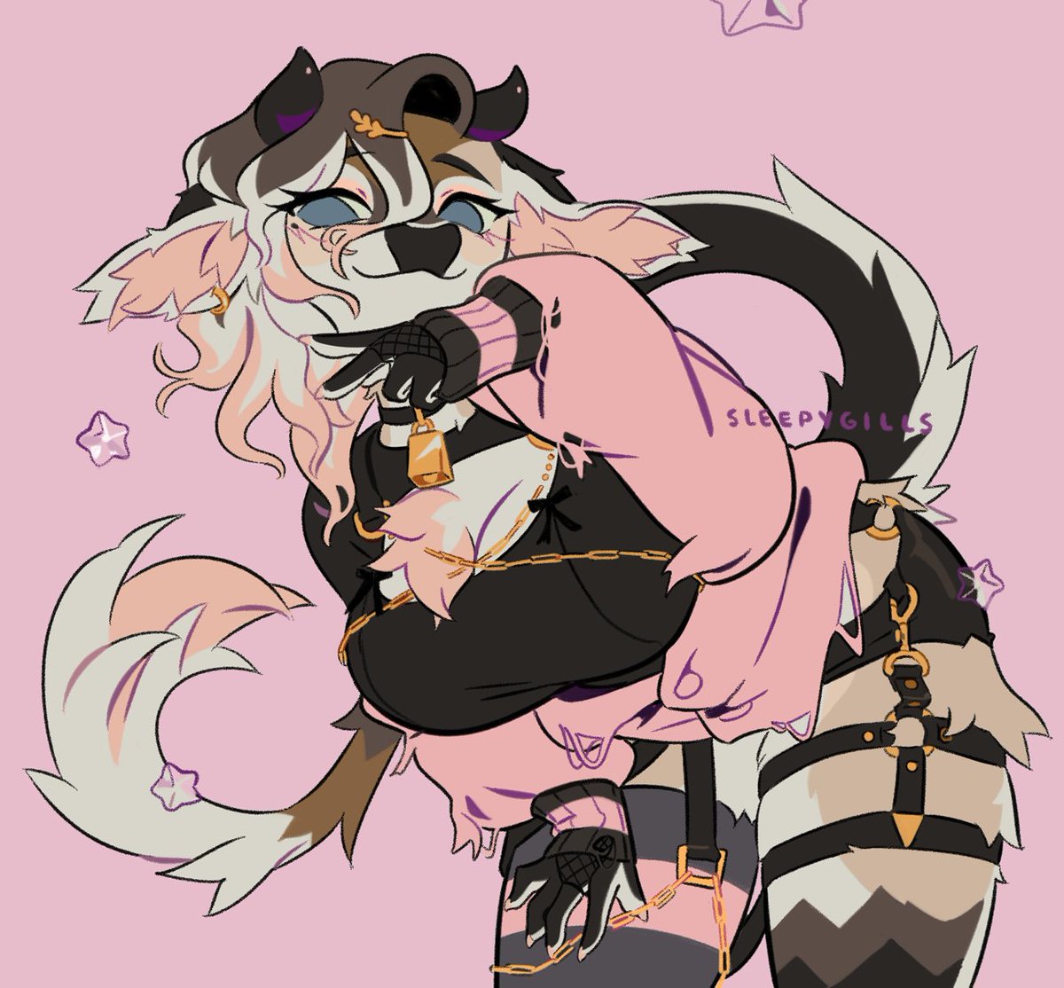 sleepy_gills's tweet photo. blessed to draw this lovely cow girl again for @Pumziee !!⭐️💕 https://t.co/9qvJ2VtCEn