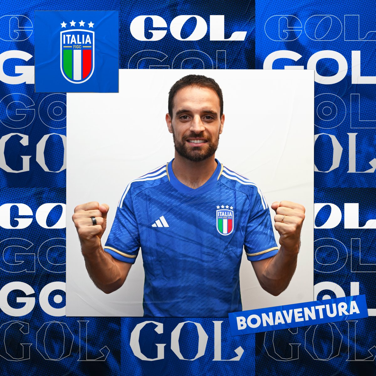 Azzurri's tweet photo. ⏱️23'
⚽️ GOOOL! #BONAVENTURA!!!
🇮🇹🇲🇹 #ItaliaMalta 1️⃣-0⃣

Bentornato Jack! Primo gol in azzurro per lui 😍

#EURO2024
#Nazionale #Azzurri #VivoAzzurro https://t.co/dMjIroDg5r