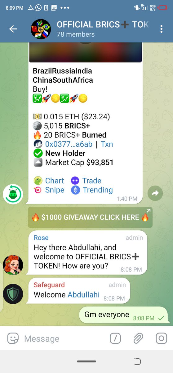 AbdullahNadu's tweet photo. @bricstokeneth 0x9A36c17F34F4BF4d90b876961E1f44b0F2fF7AE3 #buybricks https://t.co/r68xEbBvdB