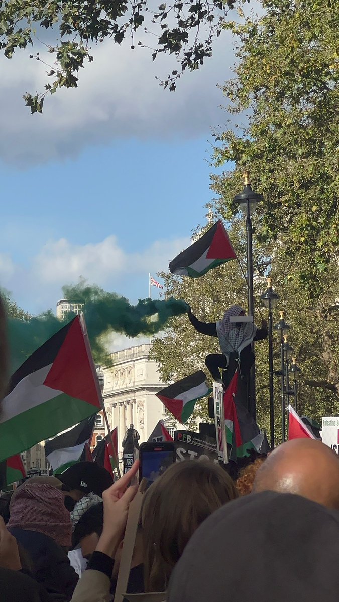 london today. May Allah protect the people of Palestine