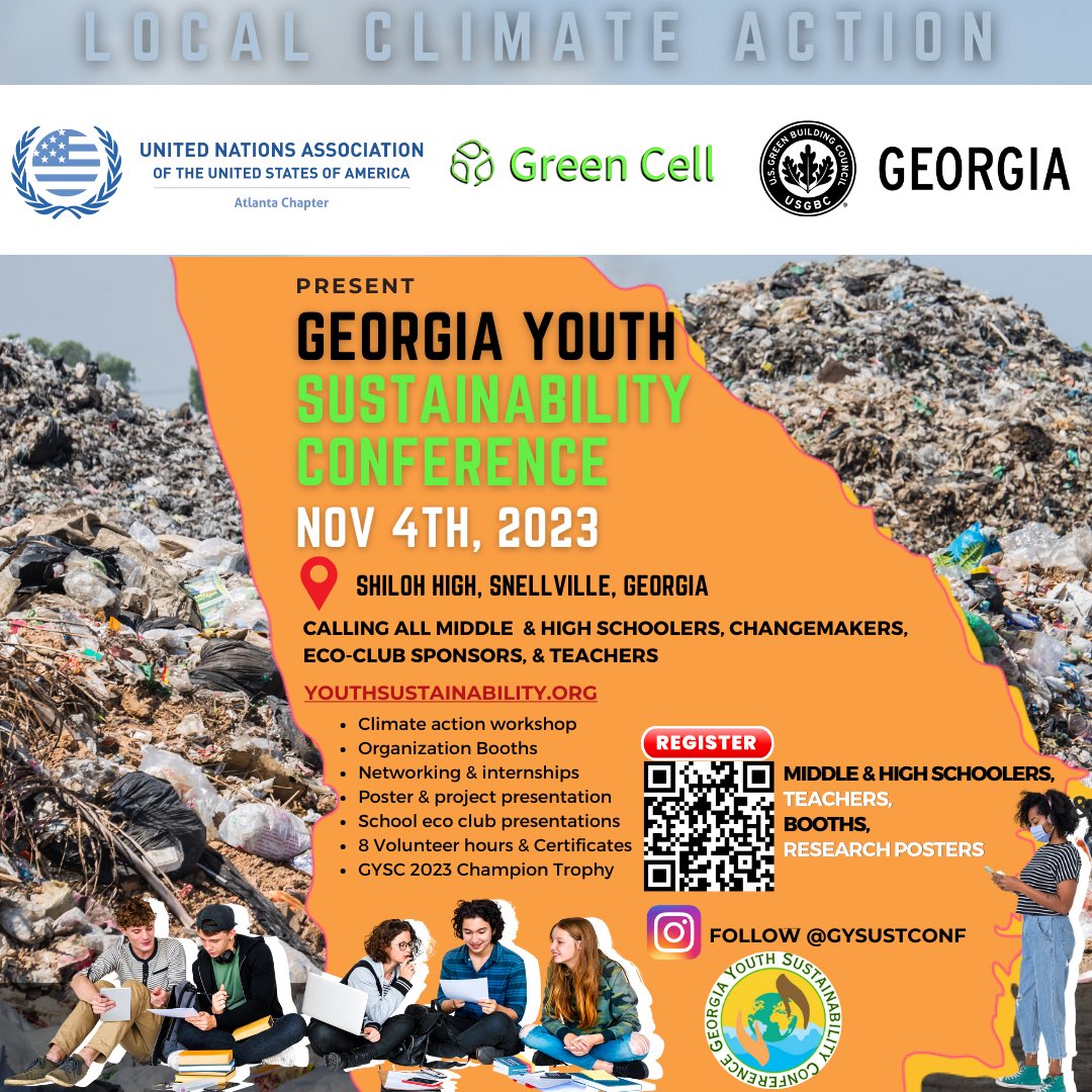 ShilohGenerals's tweet photo. Day 49a - Weekend Edition: Andreas F. C/O ‘24 & President of Shiloh’s SPROUTS club, finalizing plans for Green Cell’s 1st annual GA Youth Sustainability Conference scheduled for Nov. 4 and open to all local middle/HS students. #MoreThan180DaysofPRIDE #StudentLeadershipMatters https://t.co/BXWAe7olu3