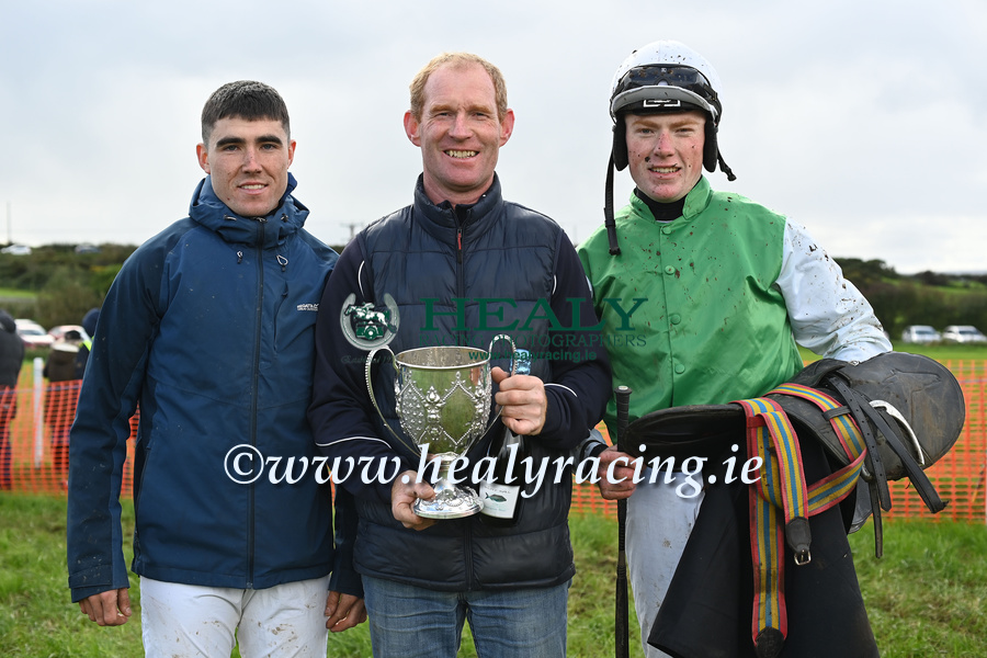 🏆 Portrush PTP 14-October-2023 Springtime Promise and Dara McGill win 5-y-old and upwards Mares Maiden for owner Oran McGill and trainer Gary McGill. (c)healyracing.ie