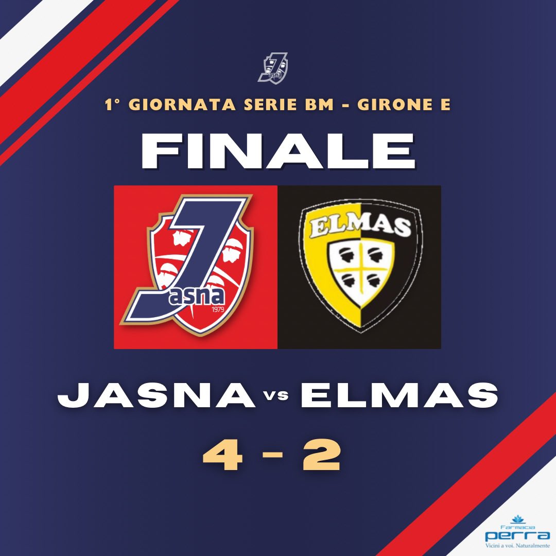 JasnaC5's tweet photo. Si parte con una vittoria ❤️💙

4-2 nel derby firmato da Lintas e dalla tripletta di Ruggiu ⚽️

#AvantiJasna https://t.co/EvlQbVcNEb