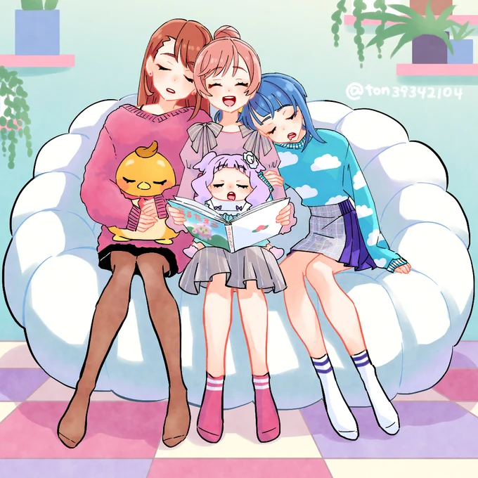 みんな寝ちゃった