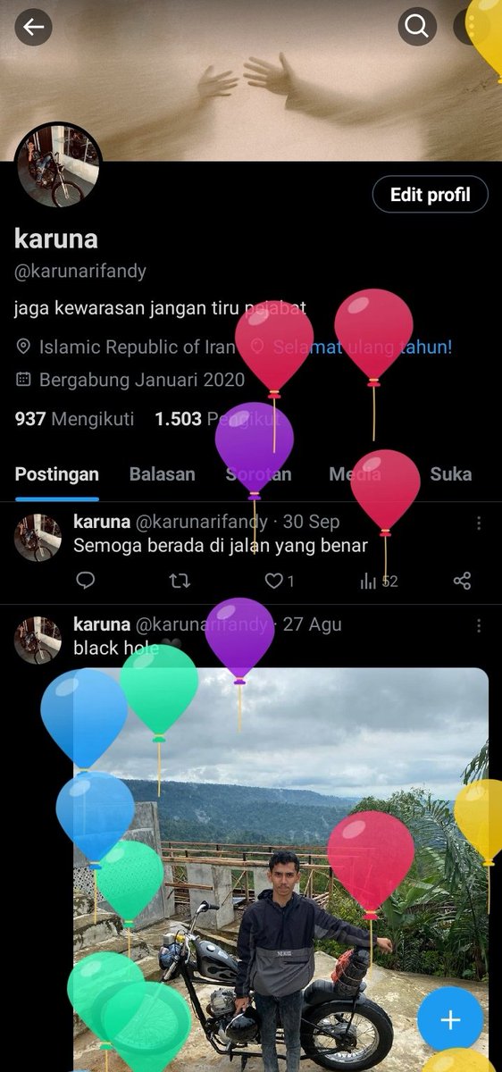 karunarifandy's tweet photo. good bless for me ☠️ https://t.co/9XYzXeN3Mw