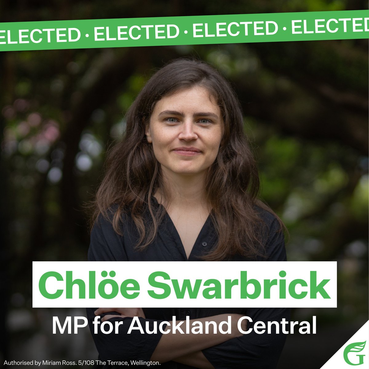 Your MP for Auckland Central, Chlöe Swarbrick! 

👏✅