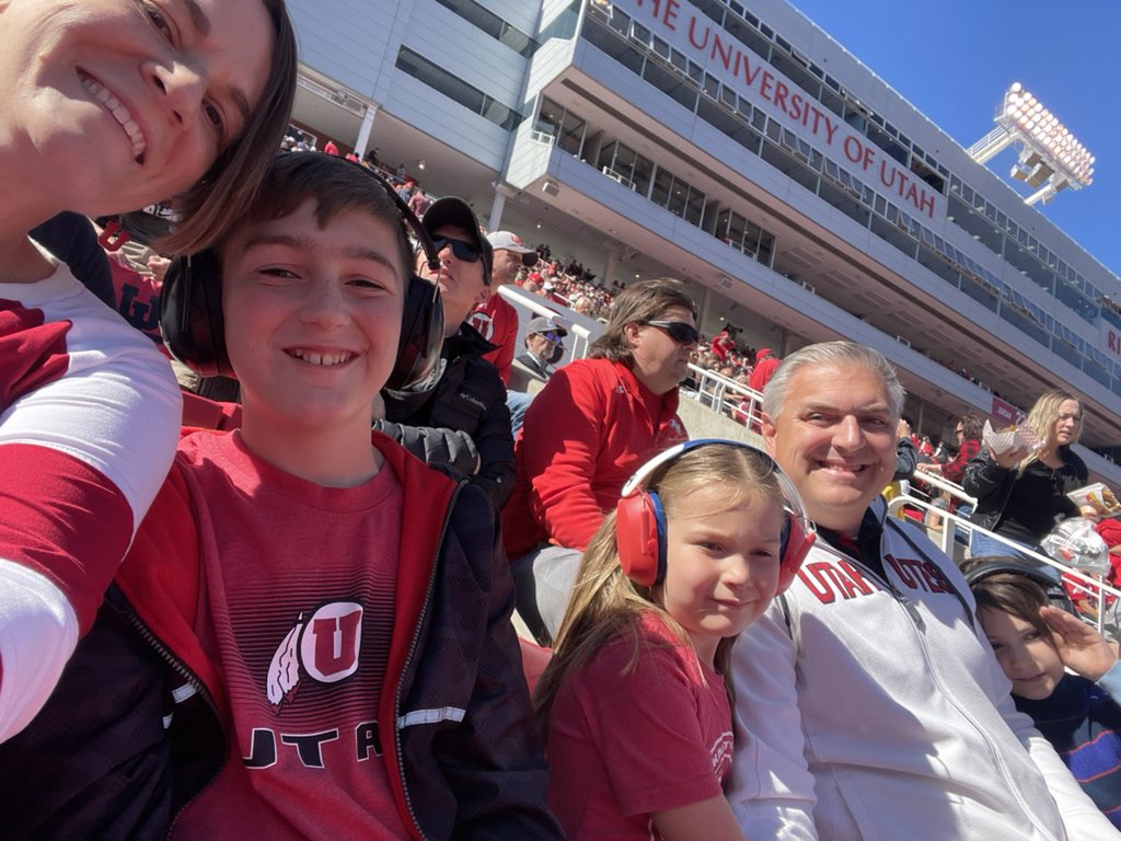 MathHesterman's tweet photo. Another #utegameday for us! https://t.co/bf8nLQcBJR