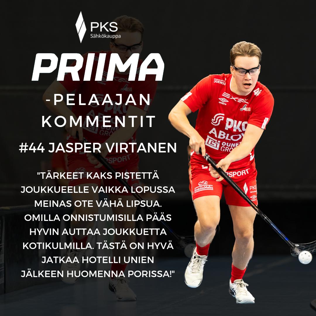 JosbaFloorball's tweet photo. PRIIMA -PELAAJA, #44 JASPER VIRTANEN
Josban yhteistyökumppani Pohjois-Karjalan Sähkö palkitsee kauden jokaisessa ottelussa ottelun sähköisimpänä pelaajana Priima-pelaajan.
https://t.co/3UIVJvZ1nz
📷 Tuomo Kallonen Fotografi
#josba
#salibandy
#inssidivari
#priima https://t.co/PpbJ7Qy8zf