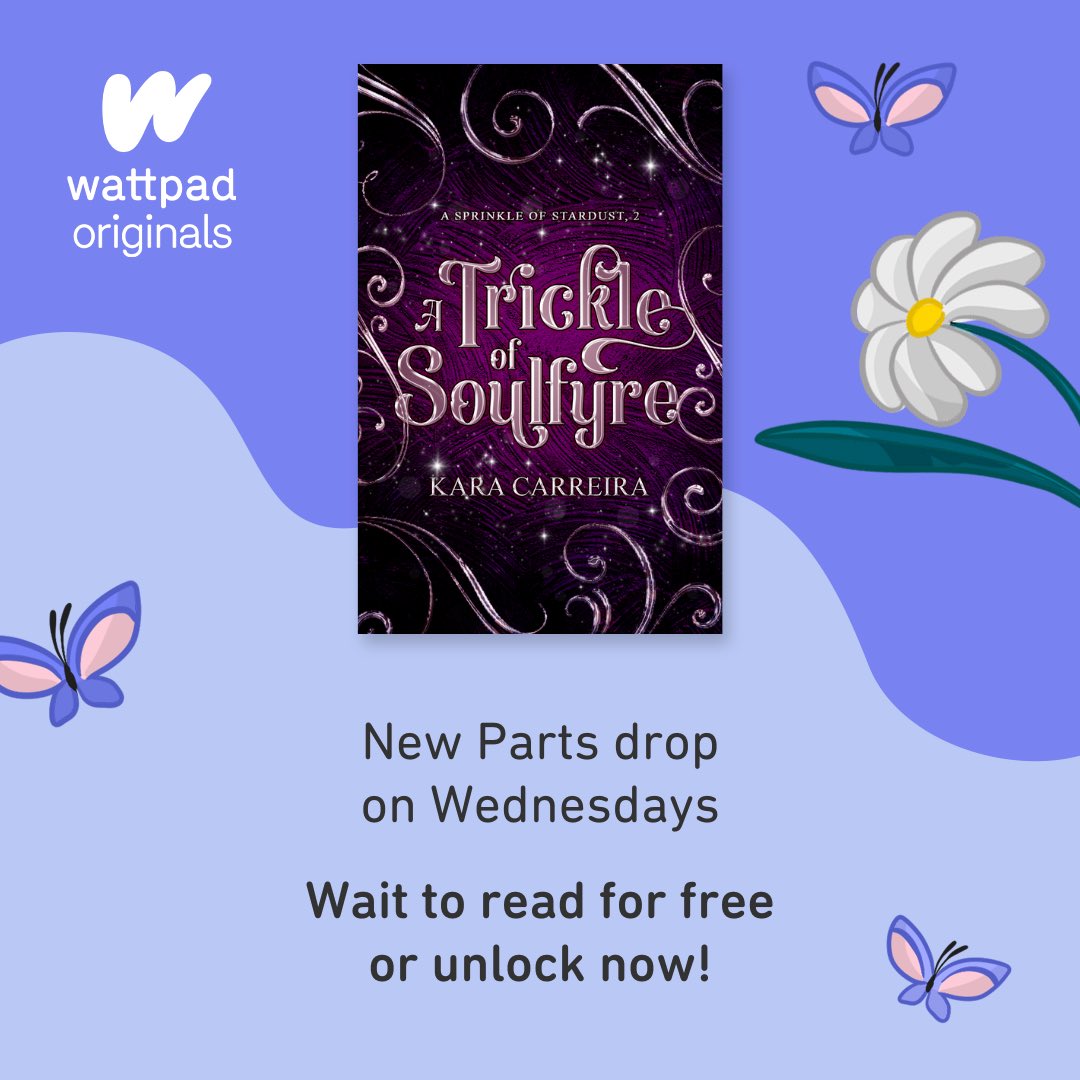 so excited to be part of Wattpad originals! A huge thank you to the wonderful Wattpad team and my lovely readers for your support thus far! It means the world to me 💜✨

#wattpad #wattpadoriginals #fantasyromance #fantasyseries