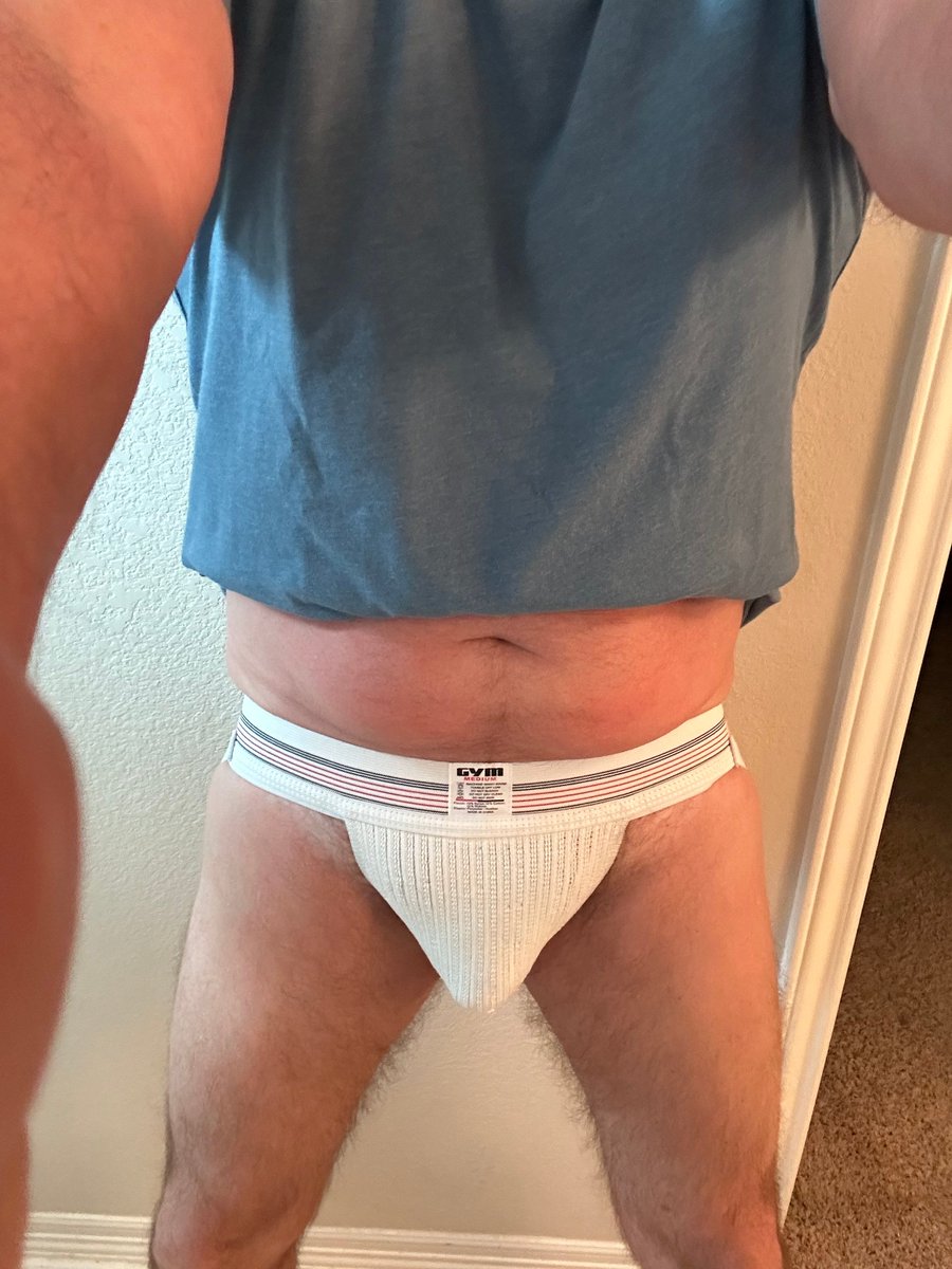 tytxaustin's tweet photo. Belated Jocktober Friday Post. Enjoying this Vintage Look Gym brand jock! #jockstrapFriday #jockstrap #jockbro #jockguy #jockstrapfan #gayjockstrap #gymjockstrap
@Jockstraps_com https://t.co/6mQ7fccTnL