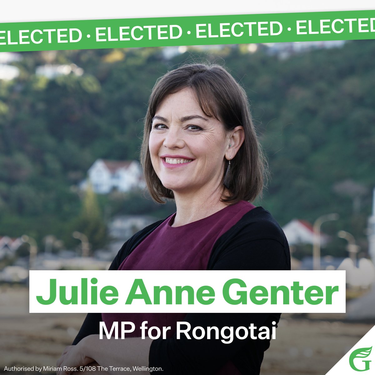 elected- julie anne genter for rongotai
