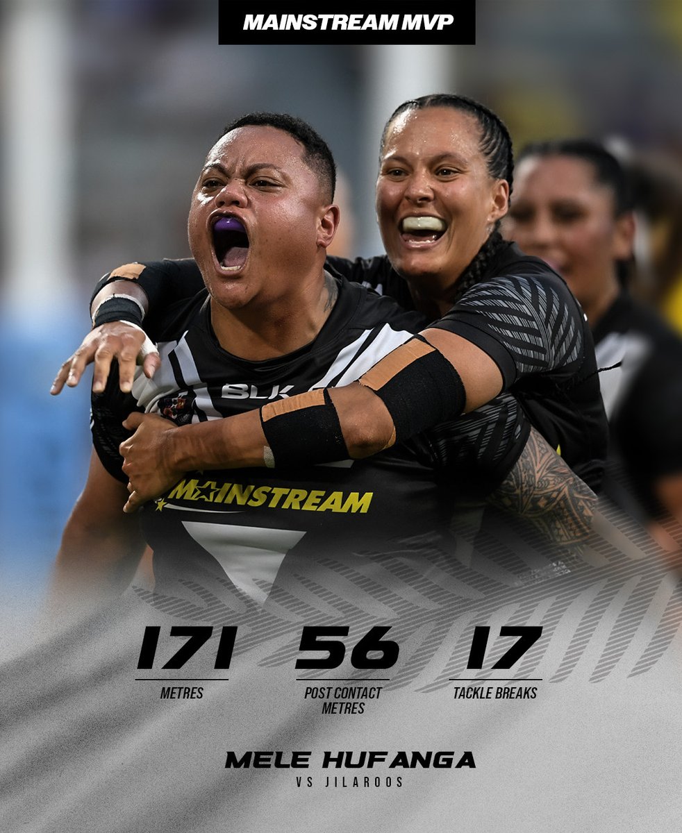 What a game from Mele Hufanga 🔥 #MainstreamMvp