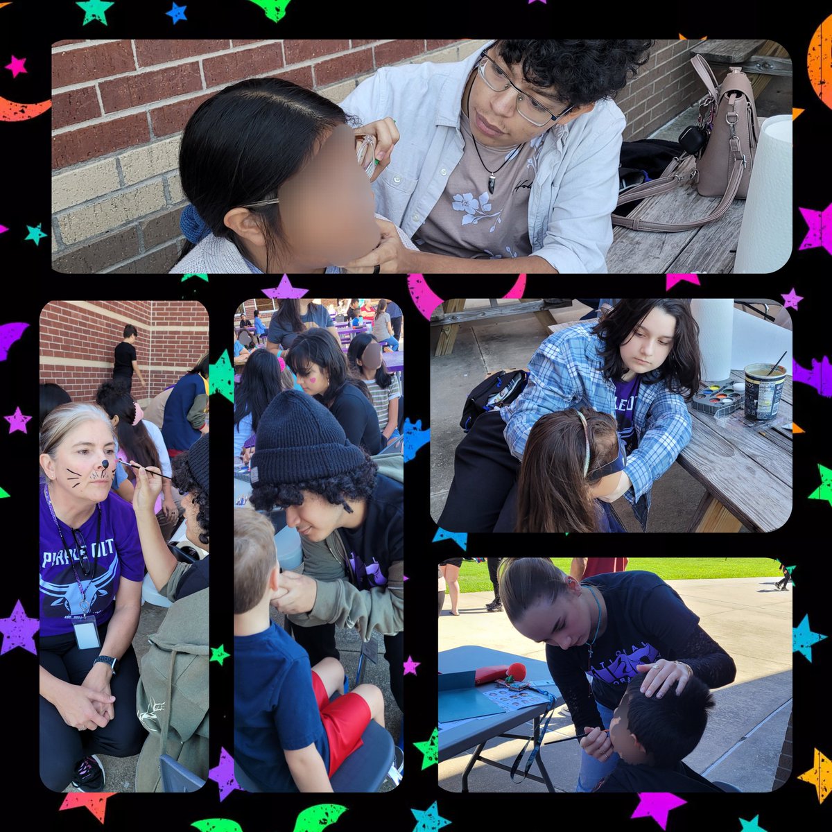 National Art Honor Society had a FANTASTIC time at the Ranch today painting faces!  Solar Eclipse Watch Party at MRHS was a hit!  <a href="/MRHSart/">MRHS Art</a> <a href="/jjag1996/">Julie Hinson</a> <a href="/MRHSMavericks/">Morton Ranch HS</a> #ilovemortonranch #teammav