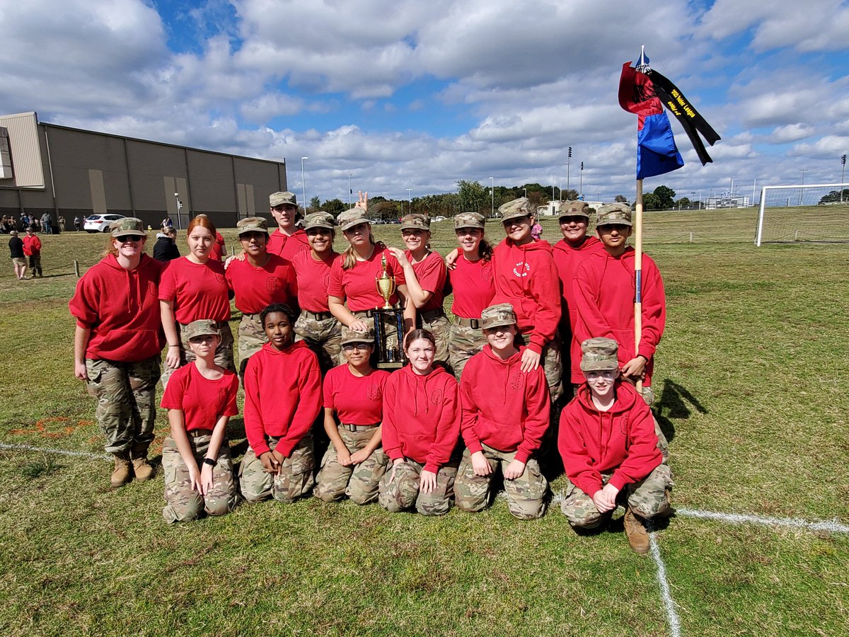OHSJrotc's tweet photo. Another tough Raider competition at Siegel today. Proud of this team. Guys are holding their own and fighting hard. Girls took 1st place in map reading and sitting in 3rd place overall for the league. One more comp to go at Blackman in 2 weeks. https://t.co/IvSe5mQ9u4