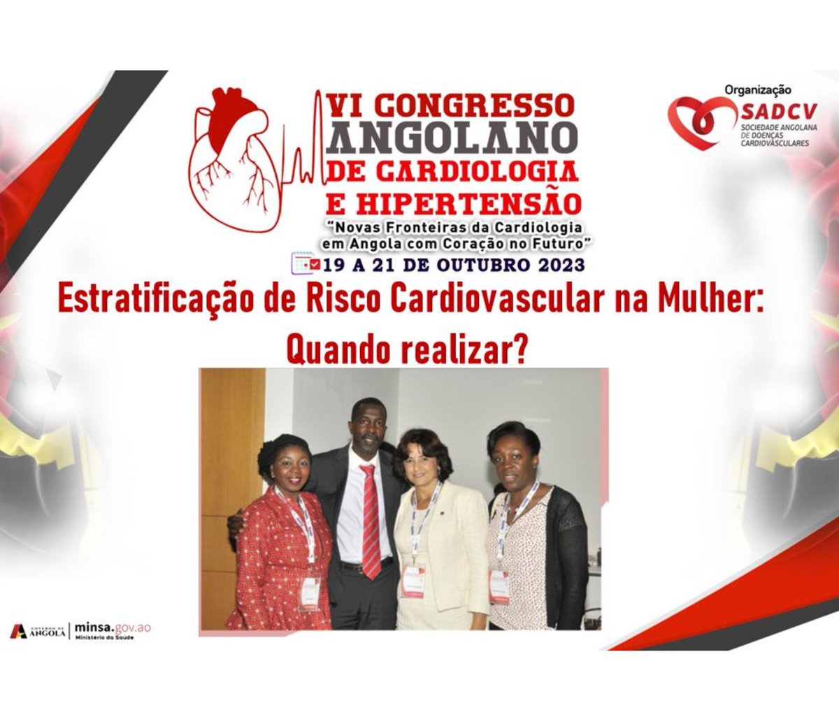Participating again in the VI Angolan Congress of Cardiology and Hypertension was a great honor. This photo was taken when I visited Angola for the first time as President of the Federation of Portuguese Language Cardiology Societies. @ufrj @biljana_parapid #Cardiology #ACCWIC