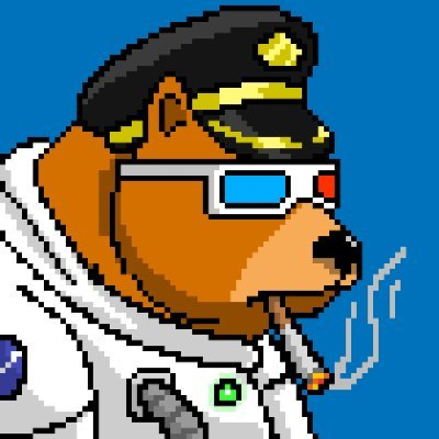 🐻🚬🚀 This is the space bear! He's wearing his astronaut suit and cap - ready to go on space adventures! 🌌🐾