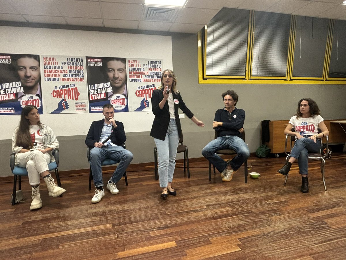 FerlitoEnnio's tweet photo. Oggi a #Monza evento #antipro per la campagna di @marcocappato 💚
Il 22/23 ottobre vota #ConCappato!
@Antonella_Soldo @Bibi_Bonvi @LegaleMeglio https://t.co/gQQy7uesA2