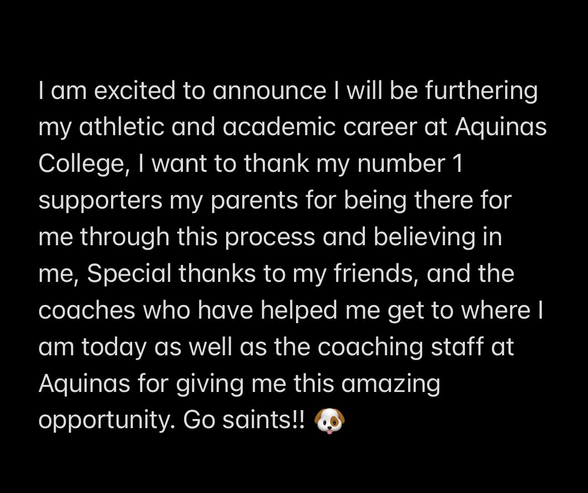 Brendan Tanner (@brendantanner6) on Twitter photo Commited! Go Saints!🐶 <a href="/clamange/">Chris LaMange</a> <a href="/pat_gillies/">Pat Gillies</a> <a href="/2goodDeGood/">Andrew DeGood</a> <a href="/AQBaseball/">Aquinas Baseball</a> #commited Commited! Go Saints!🐶 <a href="/clamange/">Chris LaMange</a> <a href="/pat_gillies/">Pat Gillies</a> <a href="/2goodDeGood/">Andrew DeGood</a> <a href="/AQBaseball/">Aquinas Baseball</a> #commited