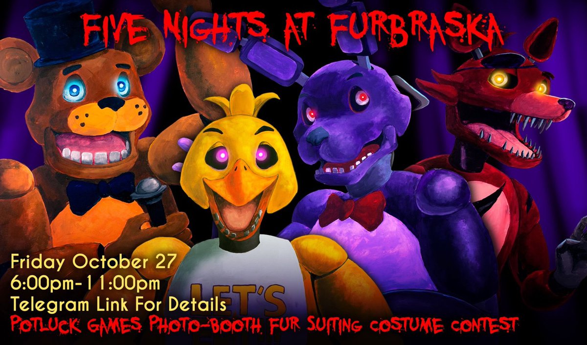 Get ready for a fun time at Freddy Faz Bear’s Pizza this Halloween! For further details check out the telegram link! t.me/+oznJLcXc_FYxM…