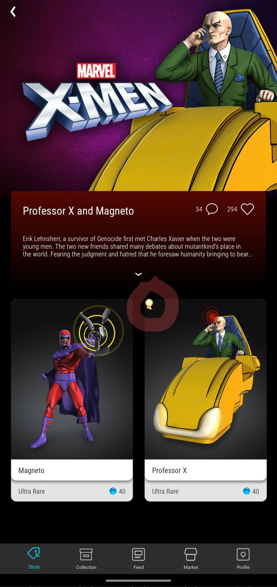 VeVe_Vibes's tweet image. Basically got a digital collectible of me! 🤣 

I win a digital promo card at #NYCC23 and got Professor X! Not in my vault yet but I'll see him there tomorrow.

Good luck everyone going for the drop!

#veve #vevefam #xmen