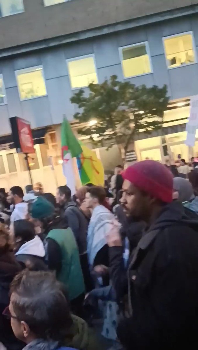 Cette photo a été prise lors de la dernière manifestation en France pour la Palestine 🇵🇸
Vous voyez monsieur <a href="/FerhatMhenni/">FERHAT MEHENNI</a>   la kabylie n'es pas solidaire avec israel , et elle va jamais l'être. 
#FreePalestine 
#PalestineLivesMatter