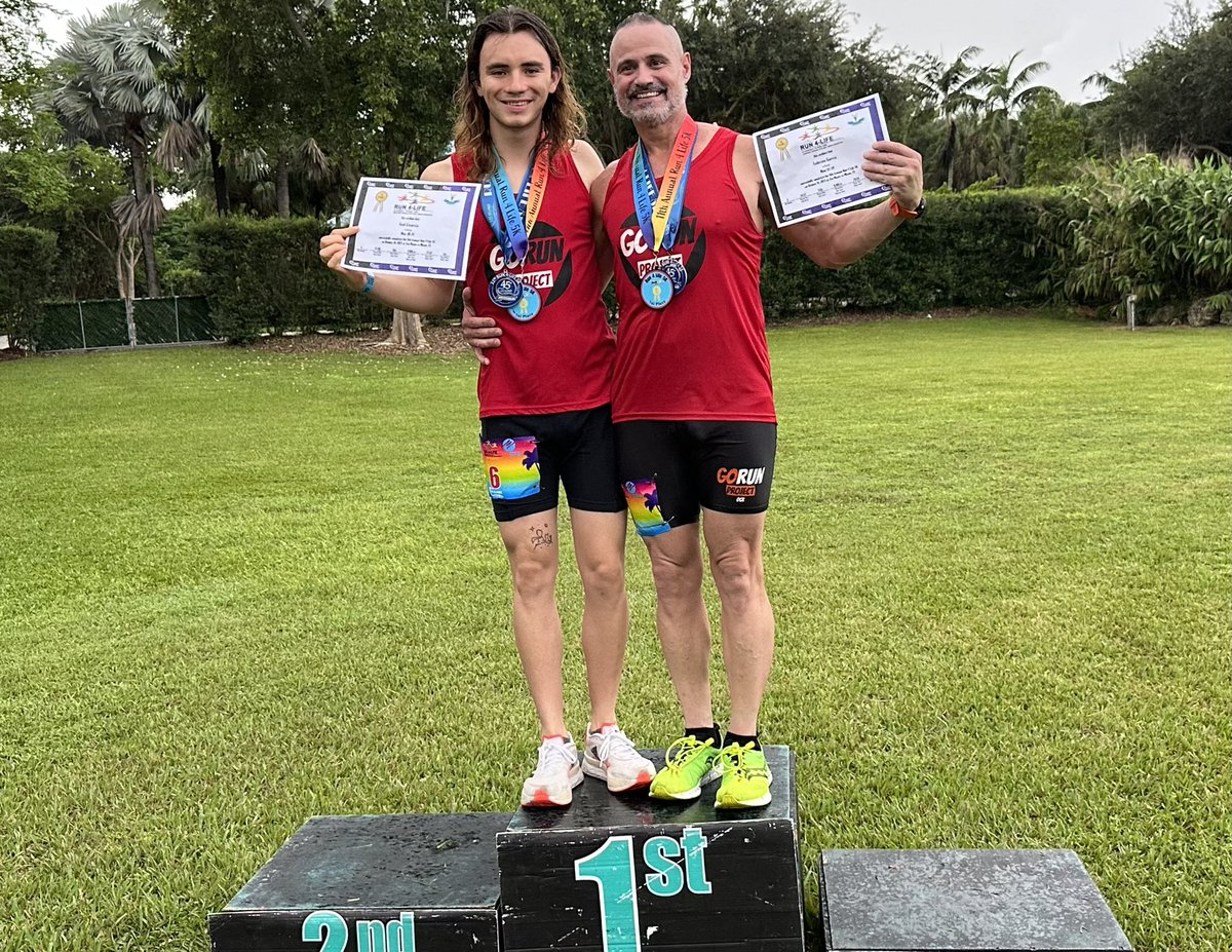 fgarciatio's tweet image. Back to racing this morning, with both of us earning 1st place in our age group, and with my fastest finish time in 10 years! 💪

#GoRunProject 🌴 #GRP #JustShowUp #FreeFitness #5KTraining #Track #OCR #5K #SpeedTraining #Miami #Run #RunForLife #ZooMiami