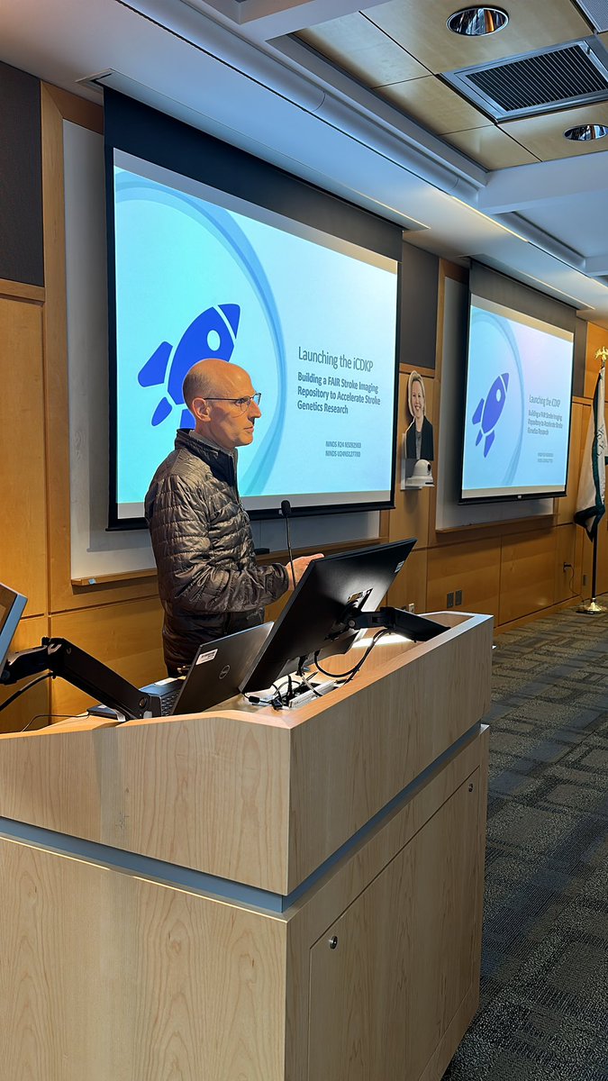 <a href="/JRosand_MD/">Jonathan Rosand MD MSc</a>  giving an update on the #CDKP and the #iCDKP at the #ISGCBoston. This is an exciting opportunity for the <a href="/StrokeGenetics/">ISGC</a>