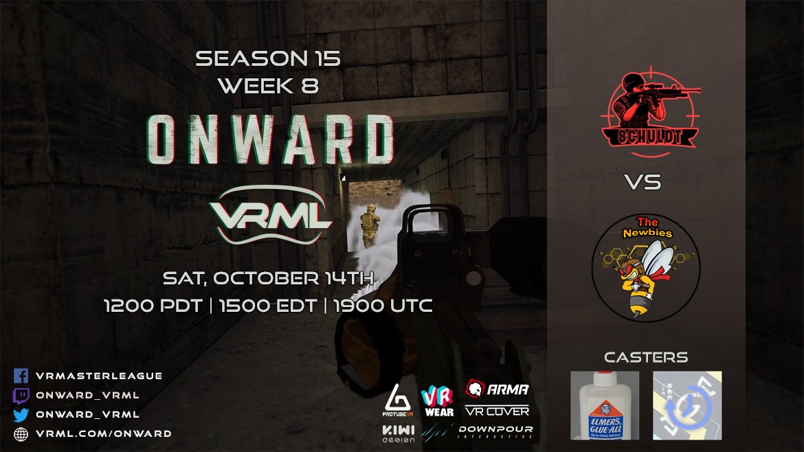 Onward_VRML's tweet image. 🔴 Saturday Night Double-Header!🔥

SCHULDT vs The Newbies
@LinkupVR Warriors vs MANCOS BT

📺 youtu.be/fu_qffnnxNc
📺youtu.be/F7K37Ggqg3A
with @GlueeSniffer 24Gray, and Chum.Bait
#onwardvr #vresports