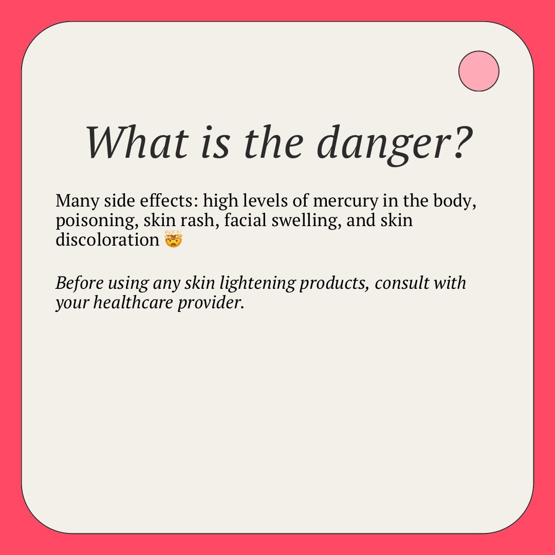 Alert ❗️ We want to join the FDA in reminding you that such cosmetics have numerous side effects, including poisoning, skin rash, facial swelling 🤯 #OnSkin #Mercury #FDA #skincareproducts #cosmetics