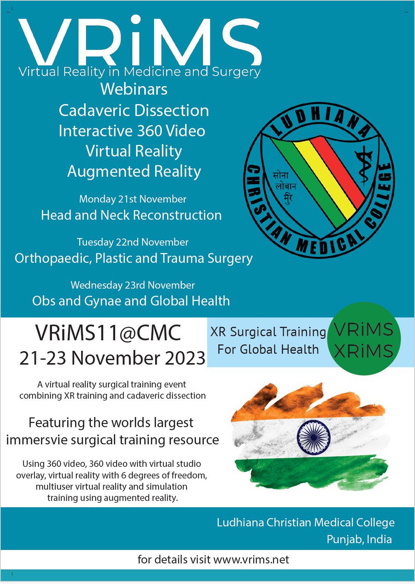 This one will be special. It is where my migrant parents came from. I meet heads of regional medical schools to discuss integration of XR in undergraduate and postgraduate surgical curriculum in Punjab, India. Despite all the challenges my vision is clear. VRiMS.net