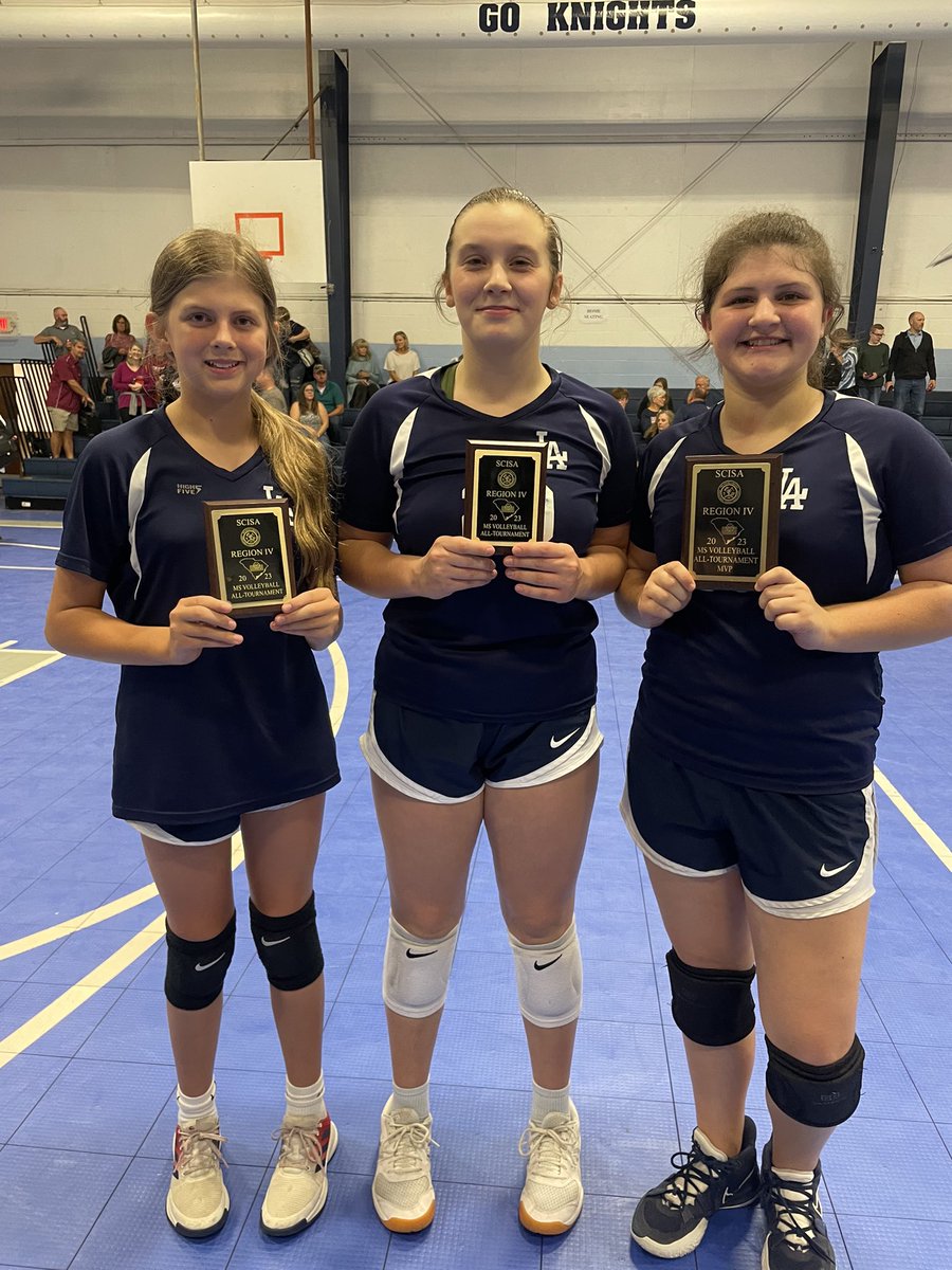 LAAtheltics's tweet photo. MS Region Tournament Superlatives 

Region Tournament MVP- Braylee Burke 

All Tournament- Brooklyn Senn and Caroline Robinson 

Congratulations Girls! https://t.co/2oriHBCPbL