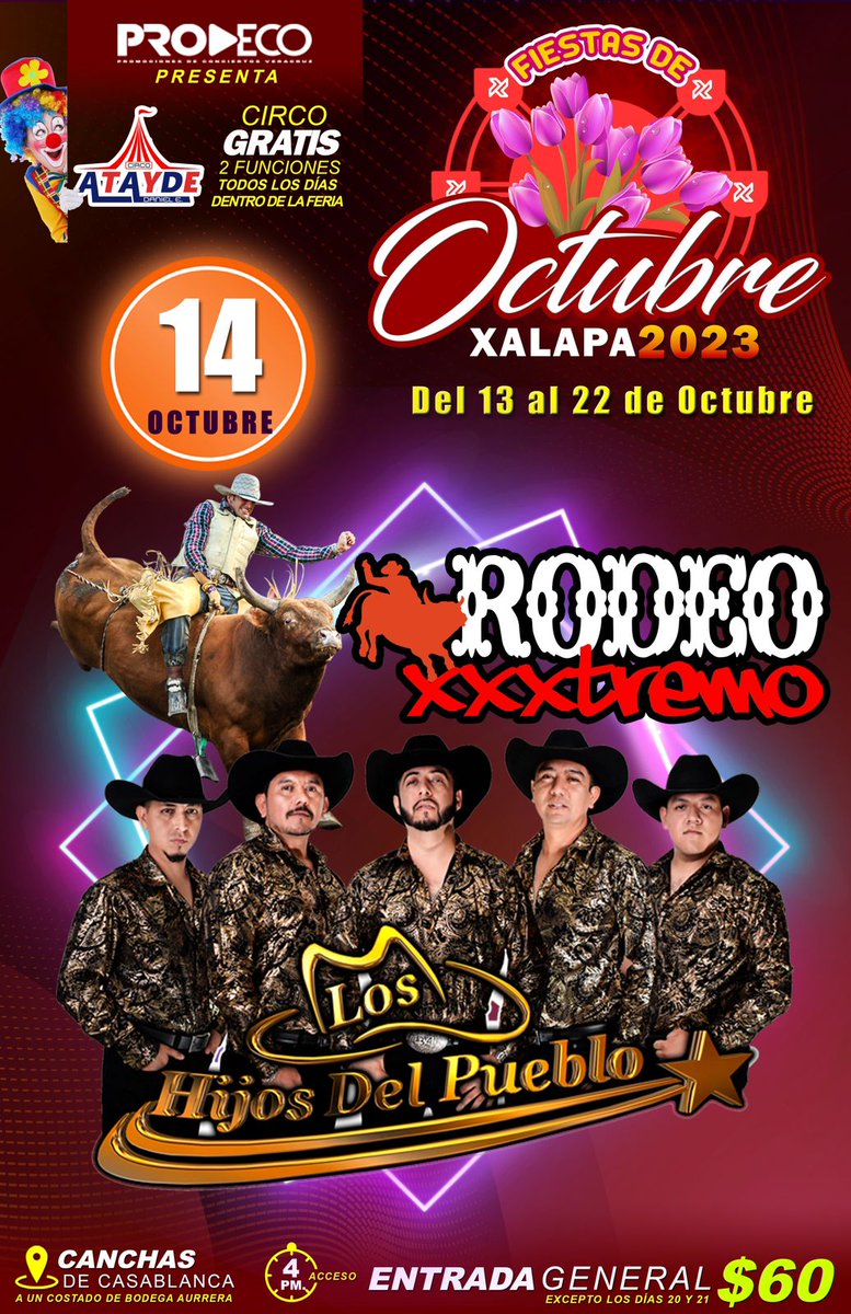 TVN_Veracruz's tweet image. Hoy en la feria de Xalapa Rodeo XXXTREMO

#NoTeLoPodesPerder
#Xalapa